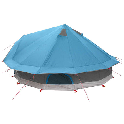 Tipi telt med tag Blå 700 x 700 x 395 cm Polyester og Stål