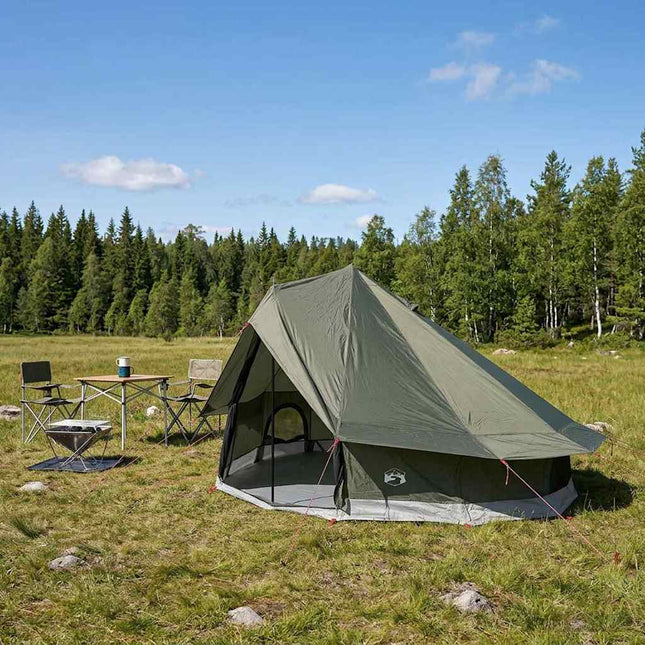 Tipi telt 18-personers Army Grøn Polyester og Stål