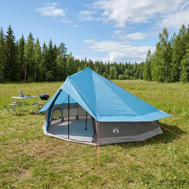 Tipi telt 20-personers Blå Polyester og Stål