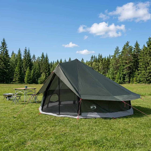 Tipi telt 20-personers Army Grøn Polyester og Stål