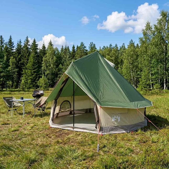 Tipi telt 4-personers Grøn Polyester og Stål