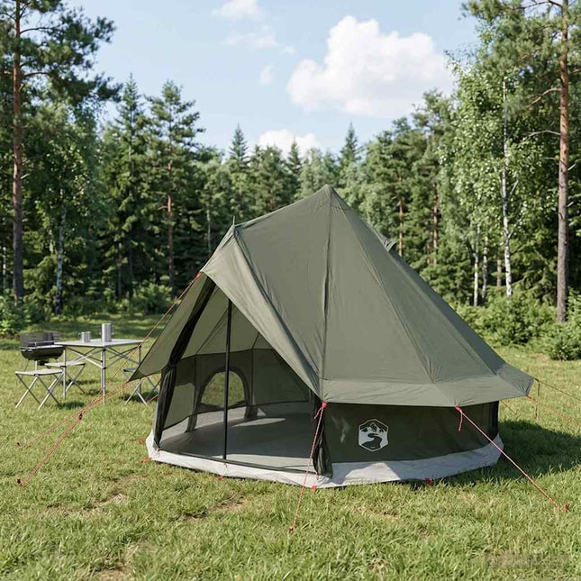 Tipi telt 4-personers Army Grøn Polyester og Stål