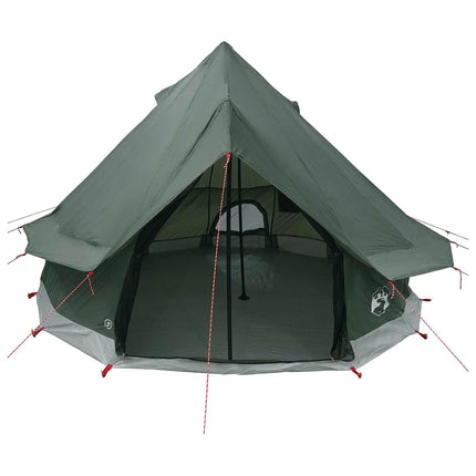 Tipi telt med tag Army Grøn 250 x 250 cm Polyester og Stål