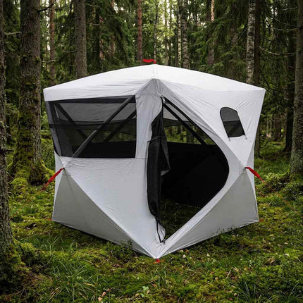 Jagttelt Hvid Blackout 143 x 143 x 165 cm Polyester og Stål