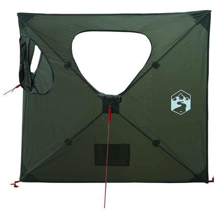 Jagttelt med tag Army Grøn 145 x 145 x 150 cm Polyester og Stål