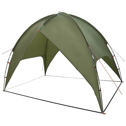 Camping telt med regnslag vandafvisende Kuppel Olivengrøn