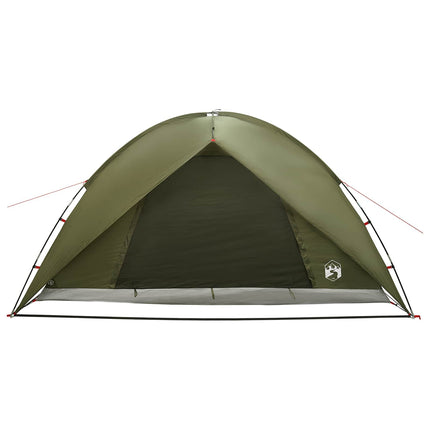 Camping telt med regnslag vandafvisende Kuppel Olivengrøn