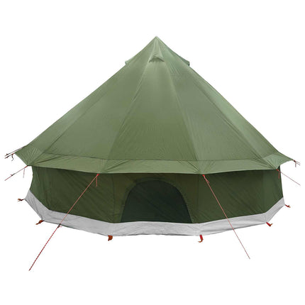 Tipi telt Olivengrøn 300 x 300 x 200 cm Polyester og Stål