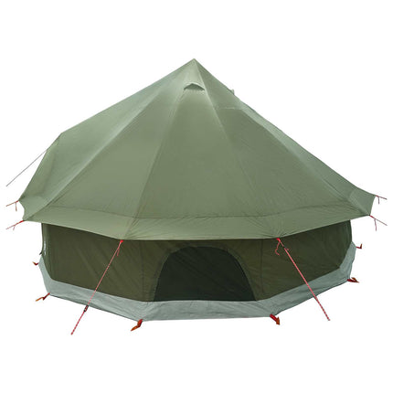 Tipi telt Olivengrøn 300 x 300 x 200 cm Polyester og Stål
