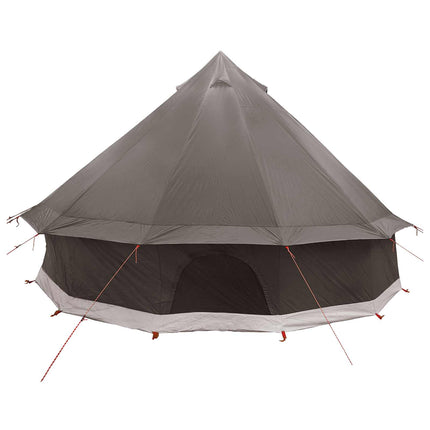Tipi telt med tag Brun Grå 300 x 300 x 200 cm Polyester og Stål
