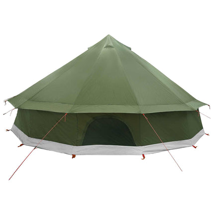 Tipi telt Olivengrøn 600 x 600 x 350 cm Polyester og Stål