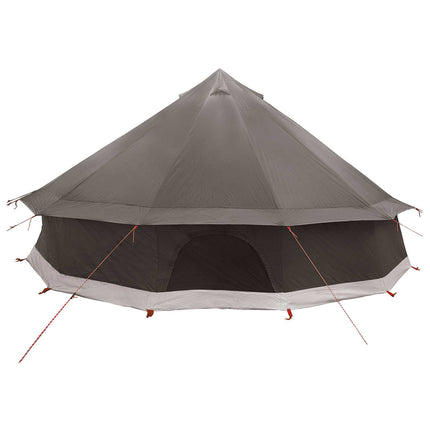 Tipi telt med tag Brun Grå 600 x 600 x 350 cm Polyester og Stål