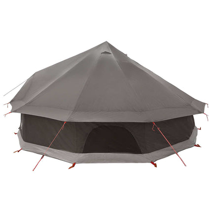 Tipi telt med tag Brun Grå 600 x 600 x 350 cm Polyester og Stål