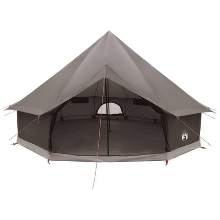 Tipi telt med tag Brun Grå 500 x 500 x 300 cm Polyester og Stål