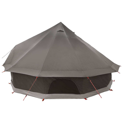 Tipi telt med tag Brun Grå 500 x 500 x 300 cm Polyester og Stål