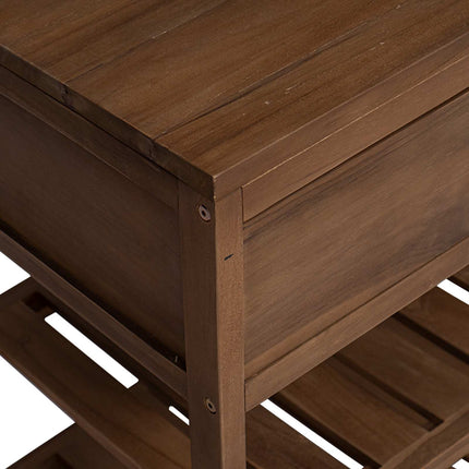 Badeværelsesskab Naturfarvet 60 x 45 x 75 cm Massiv Teaktræ