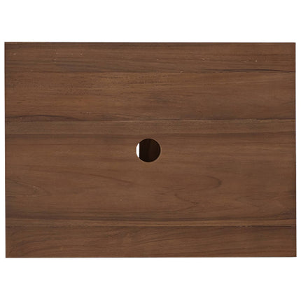 Badeværelsesskab Naturfarvet 60 x 45 x 75 cm Massiv Teaktræ