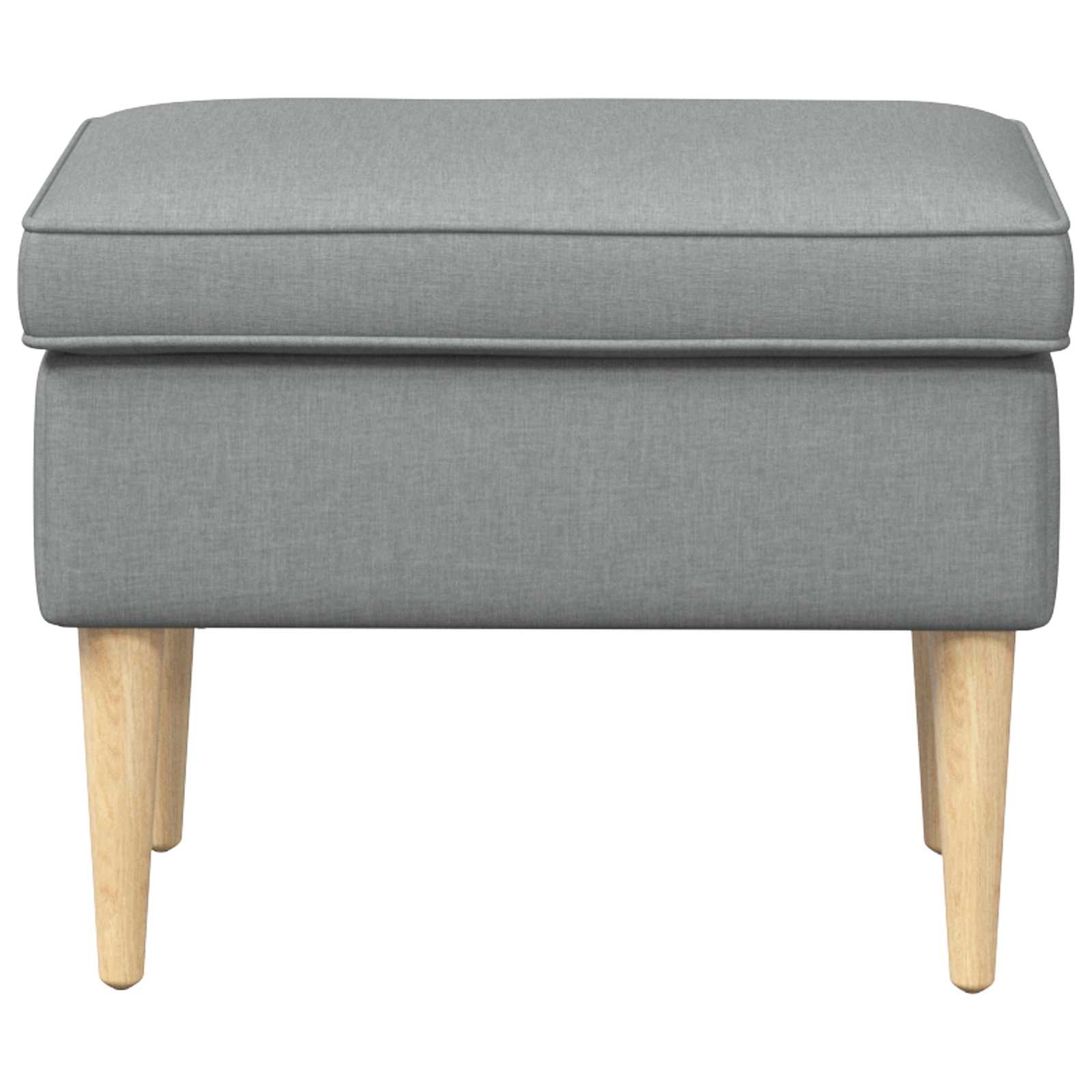 Fodskammel Lysegrå 55 x 35 x 41 cm Polyester