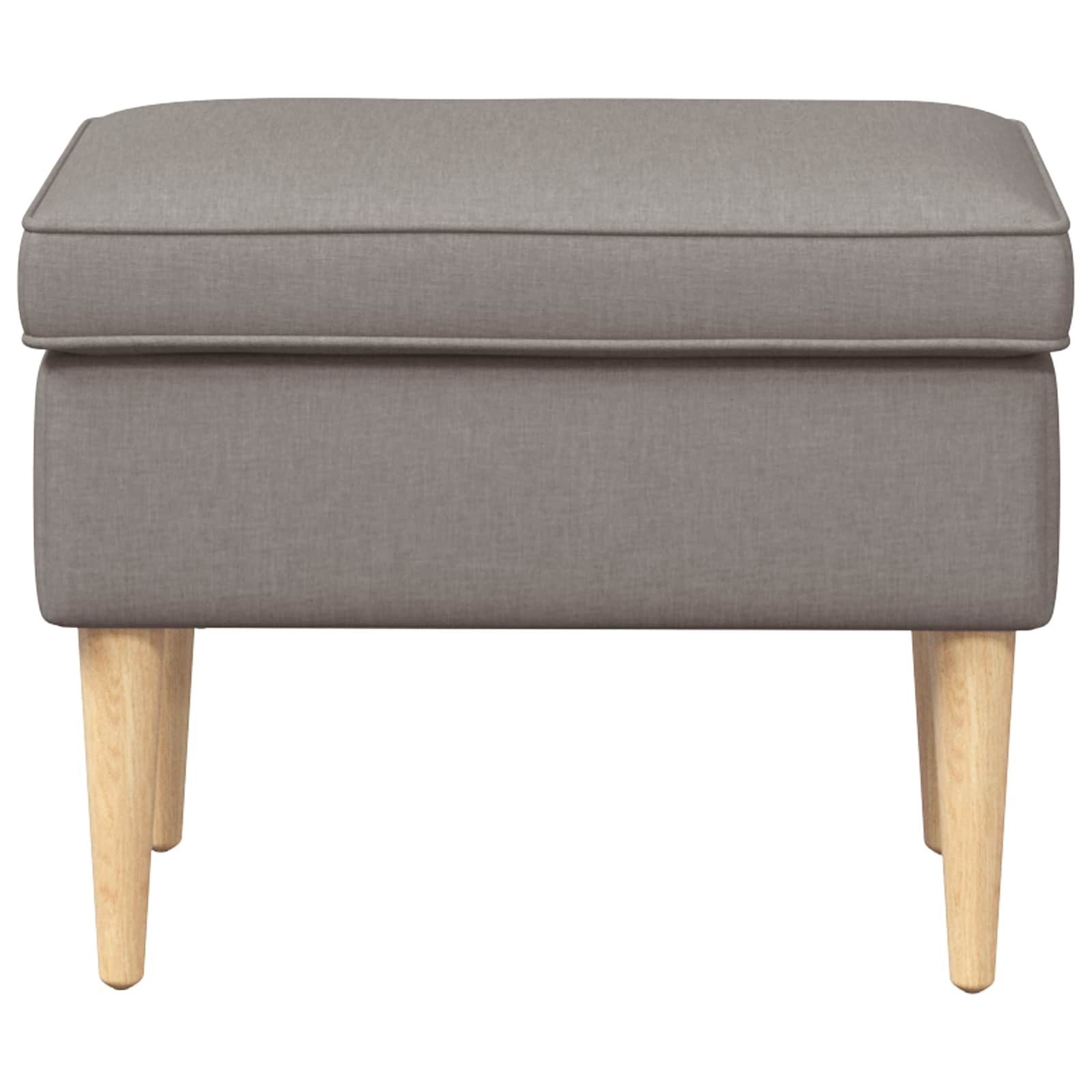 Fodskammel Gråbrun 55 x 35 x 41 cm Polyester