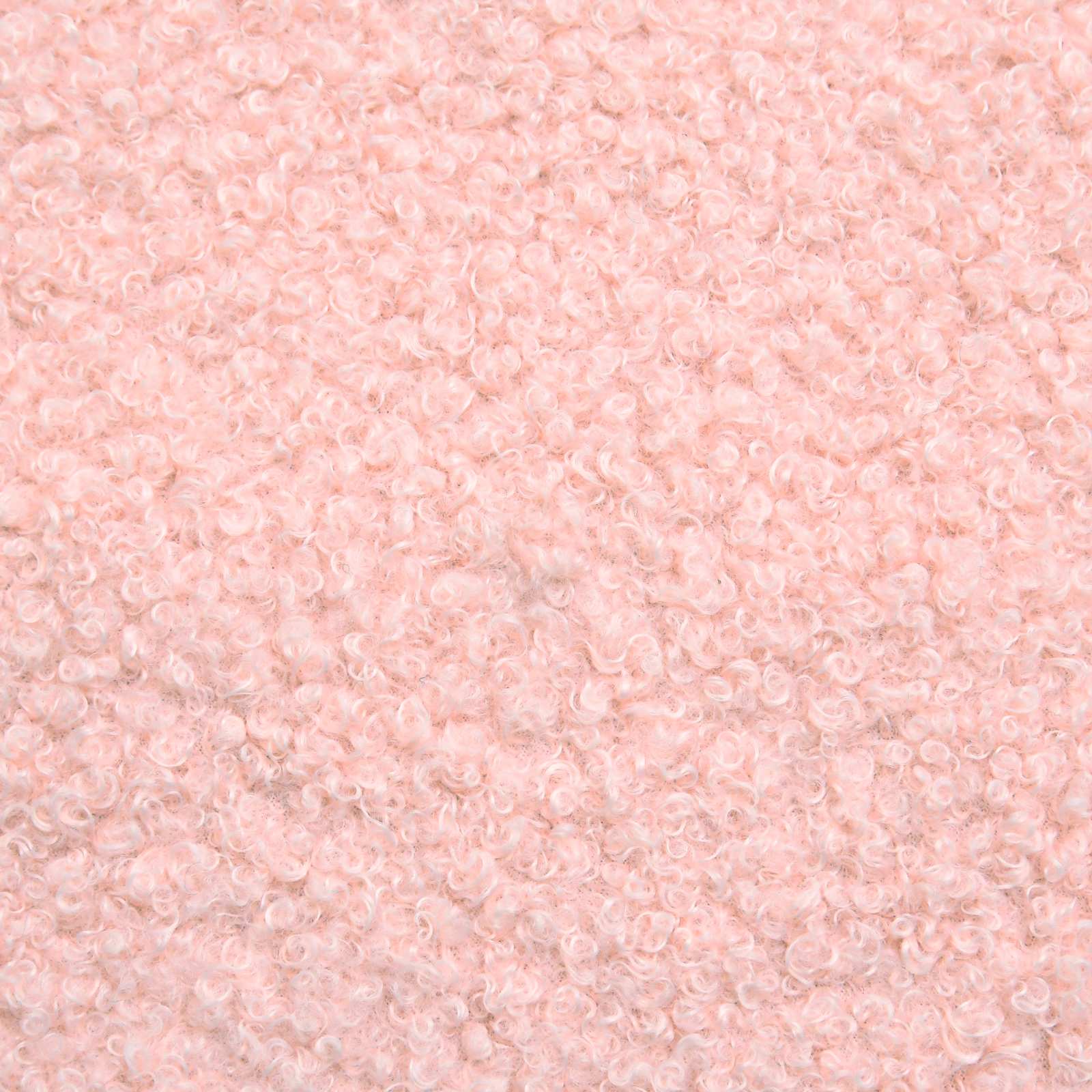 Fodskammel Lyserød 55 x 35 x 41 cm Bouclé