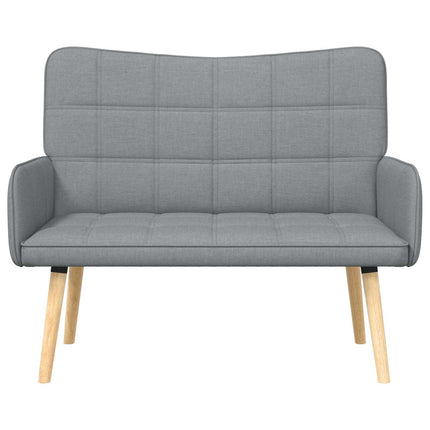 2-personers sofa Lysegrå 115 x 61 x 87 cm Stof