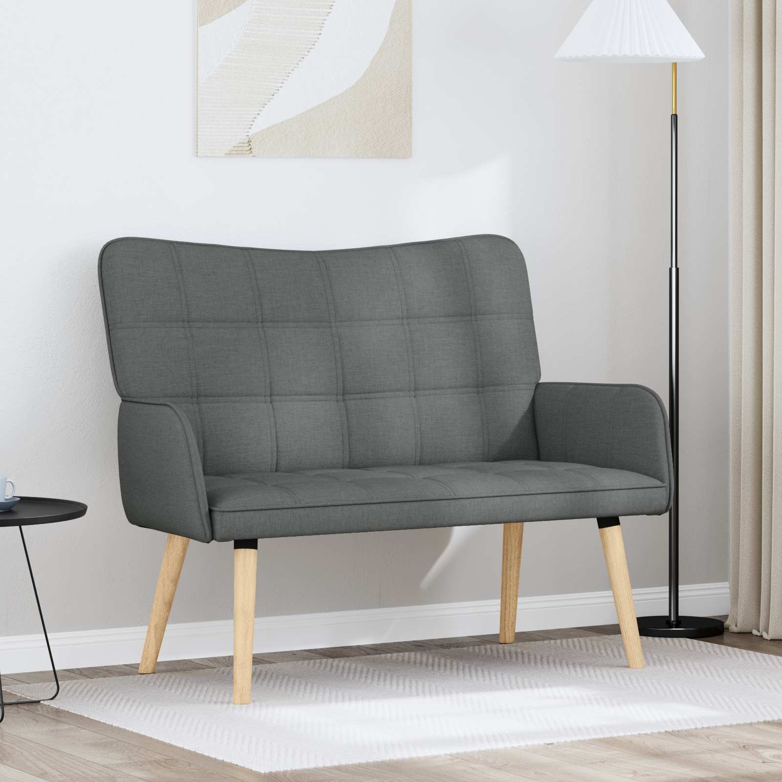 2-personers sofa Mrkegr 115 x 61 x 87 cm Stof