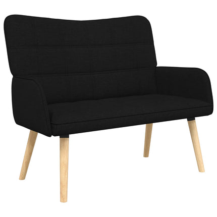 2-personers sofa Sort 115 x 61 x 87 cm Stof
