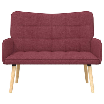 2-personers sofa Vinrød 115 x 61 x 87 cm Stof