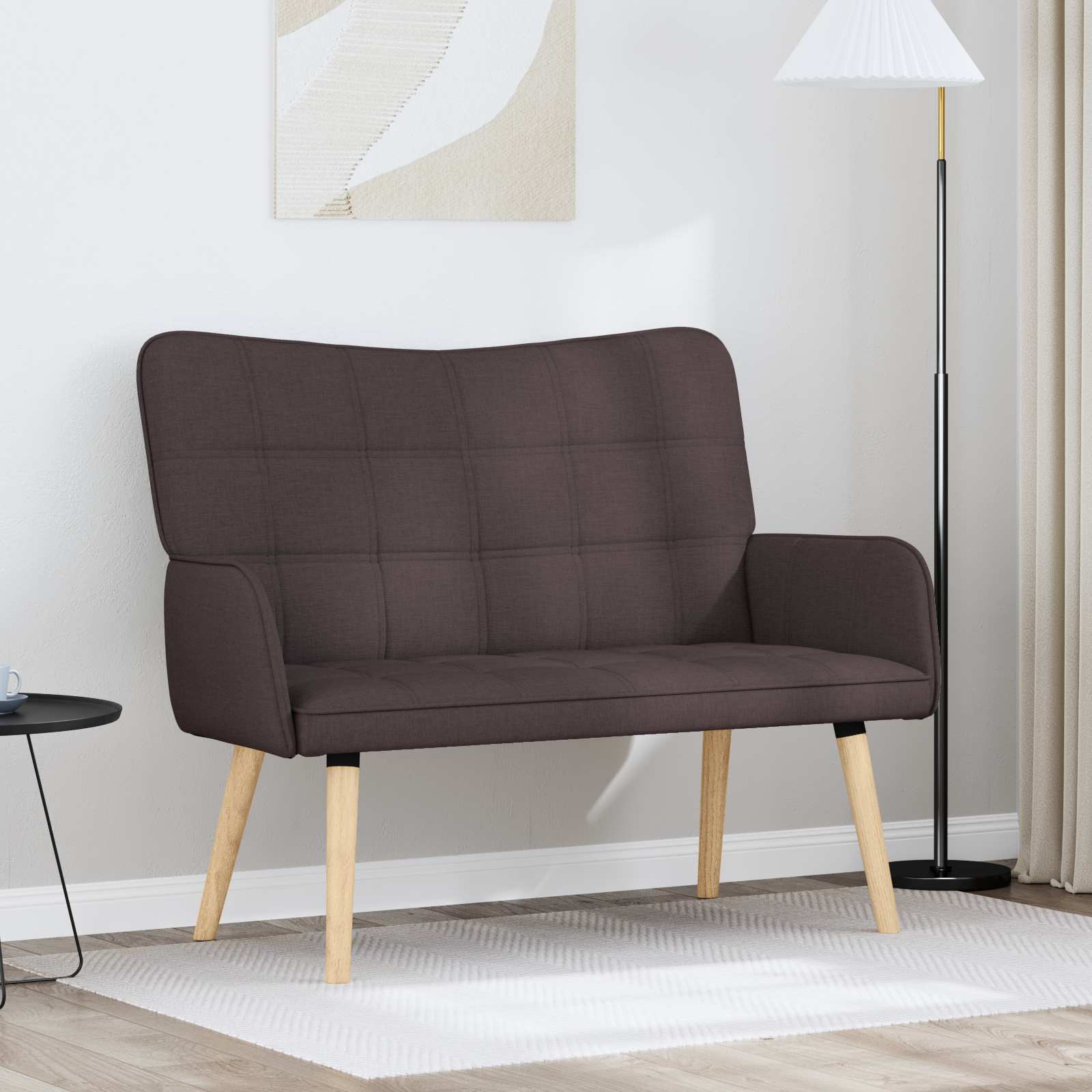 2-personers sofa Mrk Brun 115 x 61 x 87 cm Stof