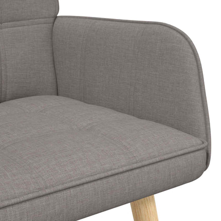 2-personers sofa Gråbrun 115 x 61 x 87 cm Stof