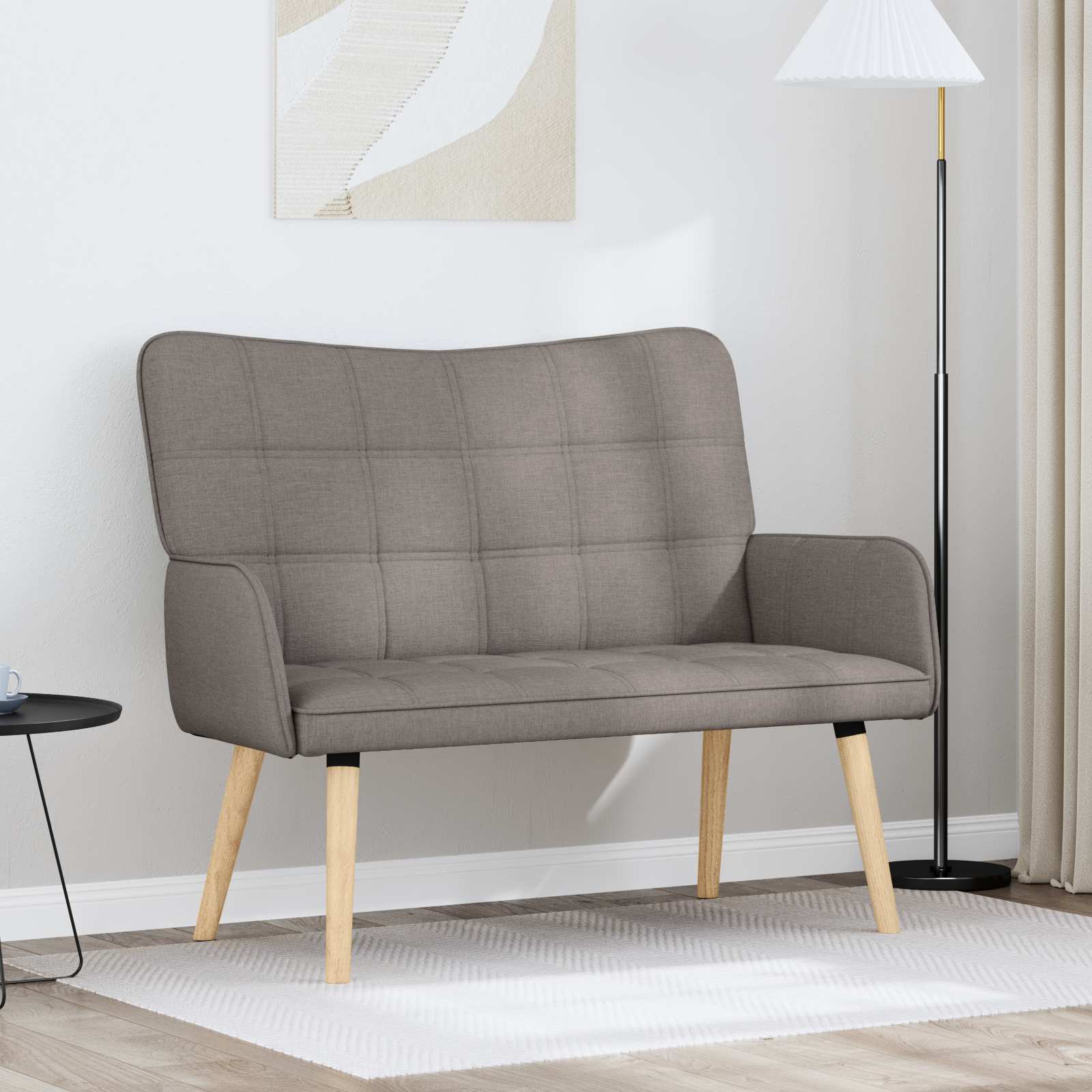 2-personers sofa Grbrun 115 x 61 x 87 cm Stof