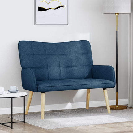 2-personers sofa Blå 115 x 61 x 87 cm Stof
