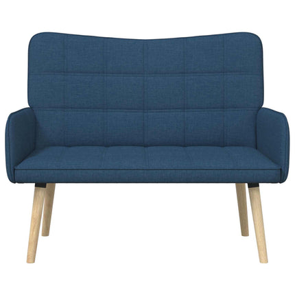 2-personers sofa Blå 115 x 61 x 87 cm Stof