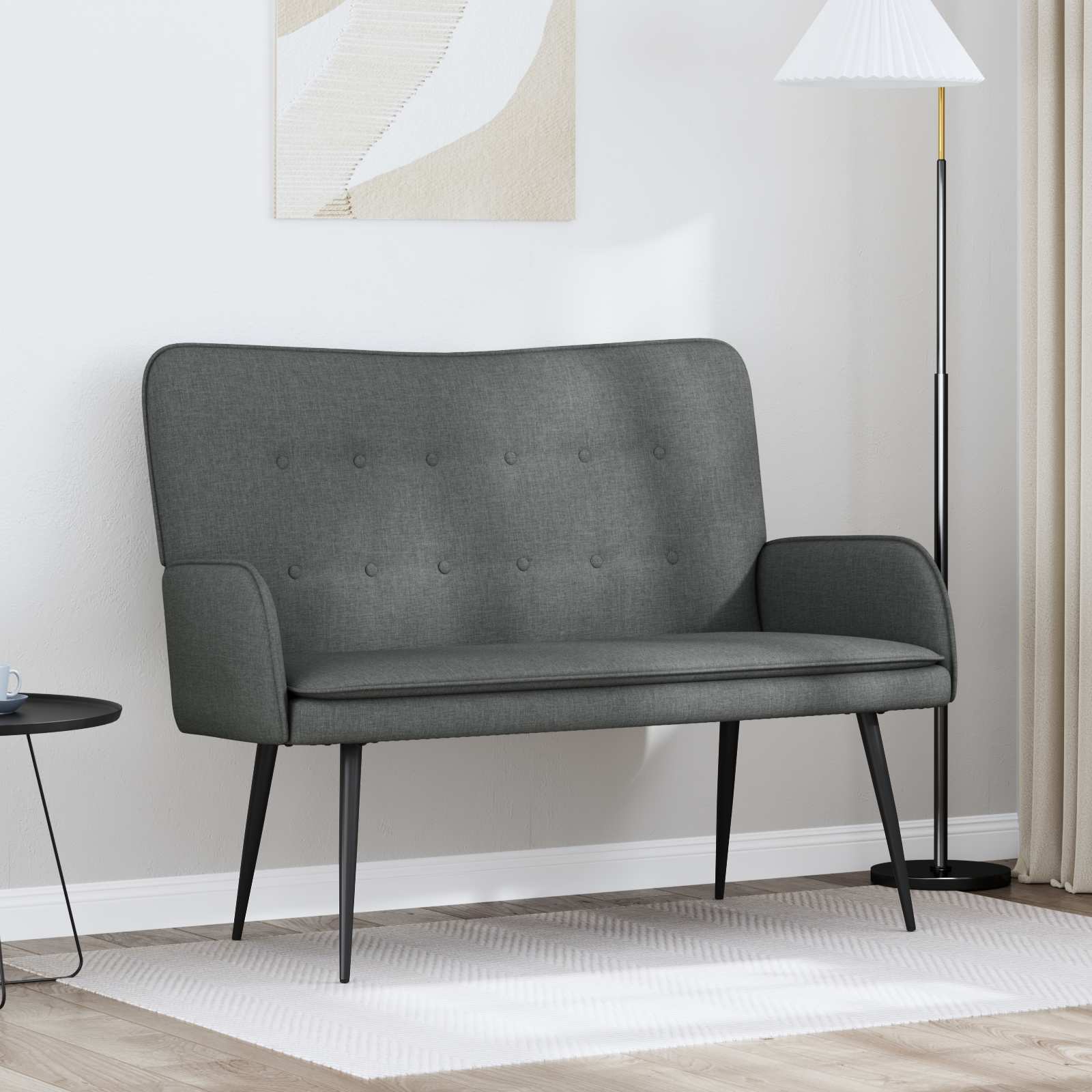2-personers sofa Mrkegr 115 x 61 x 87 cm Stof