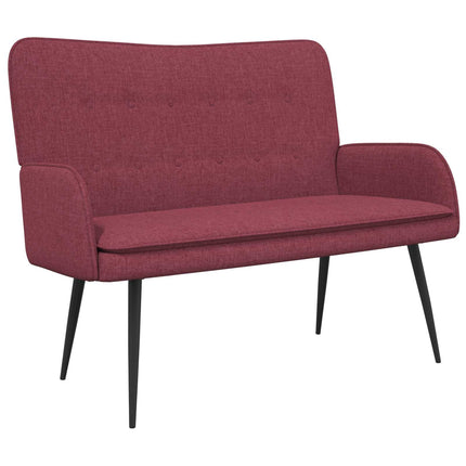 2-personers sofa Vinrød 115 x 61 x 87 cm Stof