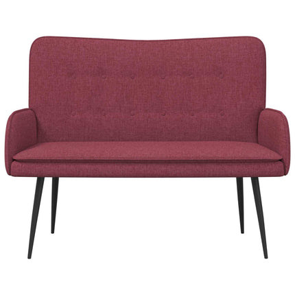 2-personers sofa Vinrød 115 x 61 x 87 cm Stof