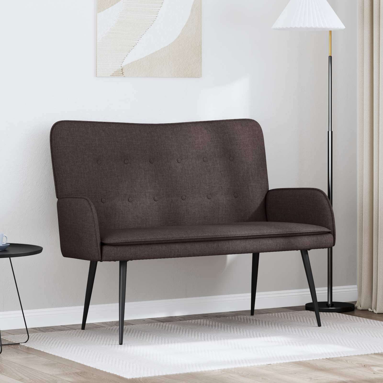 2-personers sofa Mrk Brun 115 x 61 x 87 cm Stof