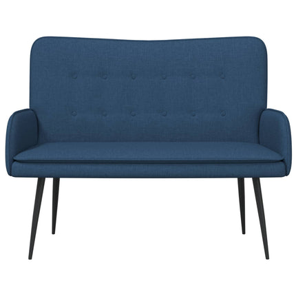 2-personers sofa Blå 115 x 61 x 87 cm Stof
