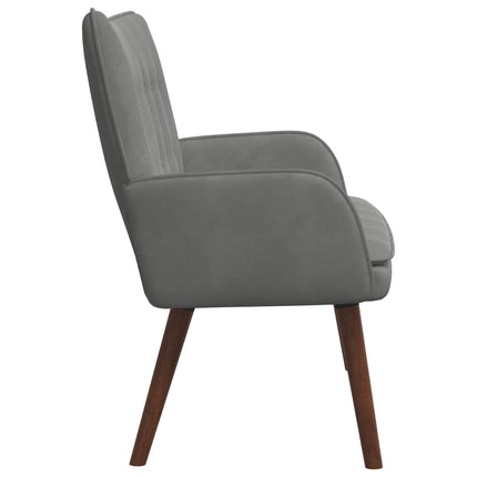 2-personers sofa Mørkegrå 115 x 61 x 87 cm Fløjl