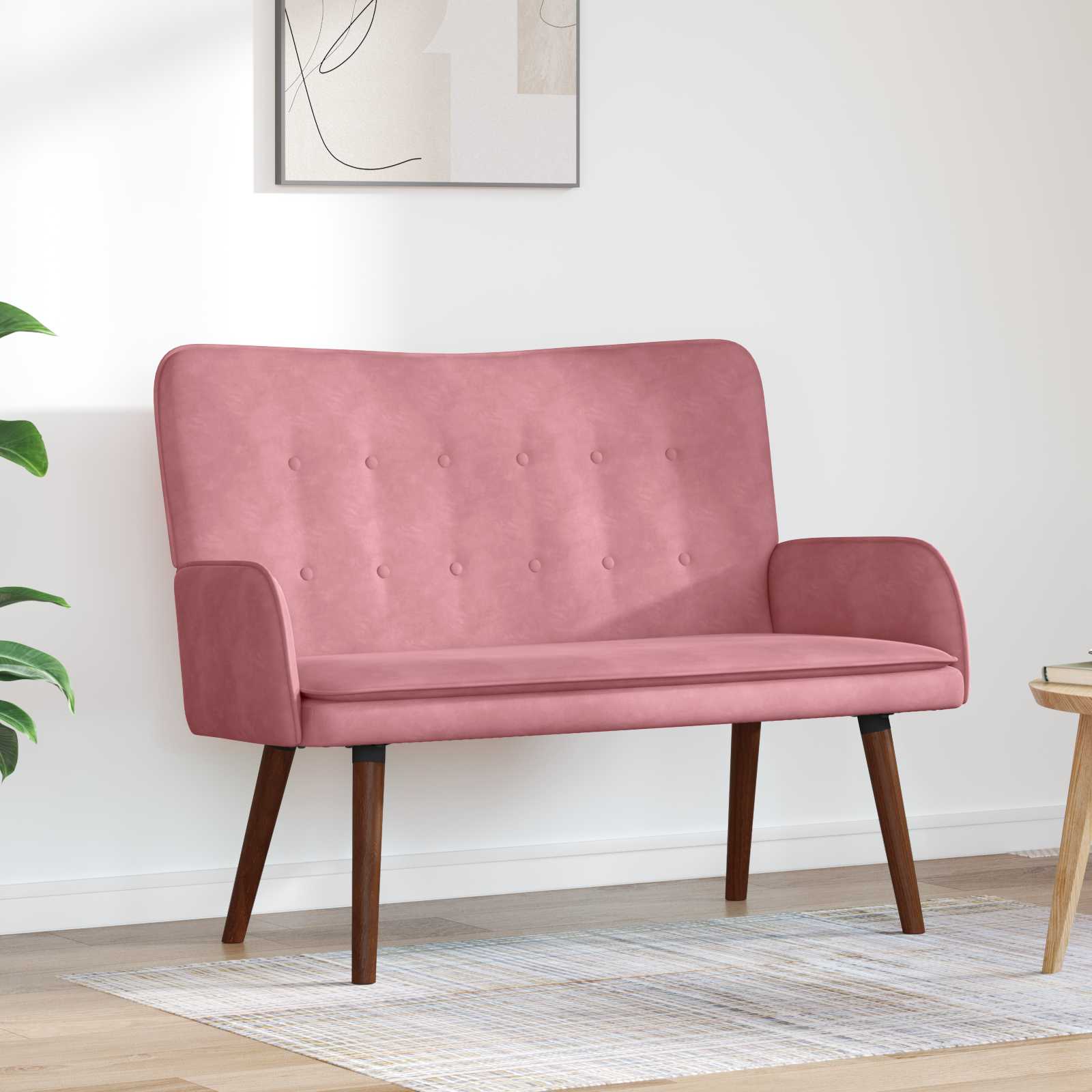 2-personers sofa Lyserd 115 x 61 x 87 cm Fljl