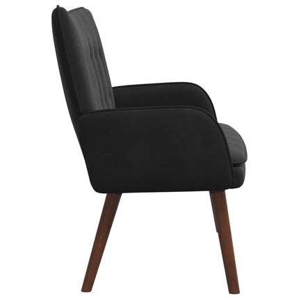 2-personers sofa Sort 115 x 61 x 87 cm Fløjl