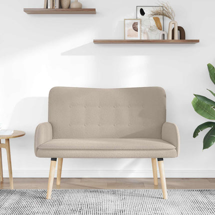 2-personers sofa Lysegrå 115 x 61 x 87 cm Bouclé