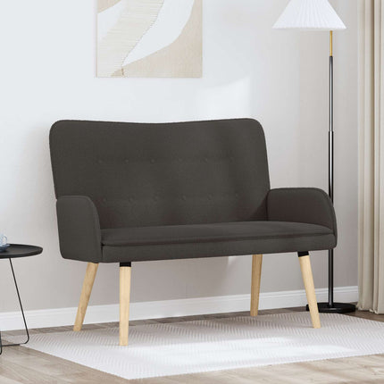 2-personers sofa Mørkegrå 115 x 61 x 87 cm Bouclé