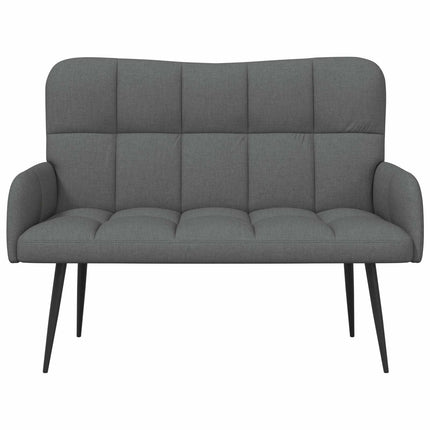 2-personers sofa Mørkegrå 115 x 61 x 87 cm Stof