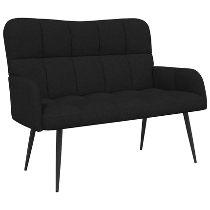 2-personers sofa Sort 115 x 61 x 87 cm Stof