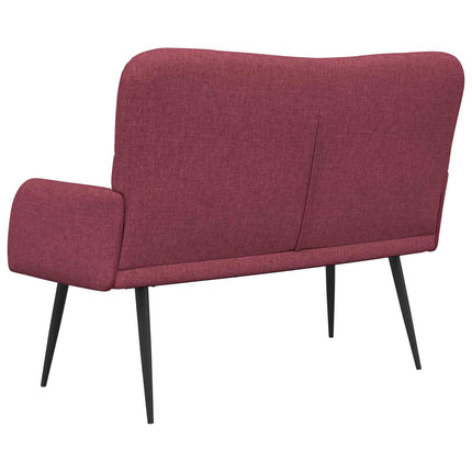 2-personers sofa Vinrød 115 x 61 x 87 cm Stof