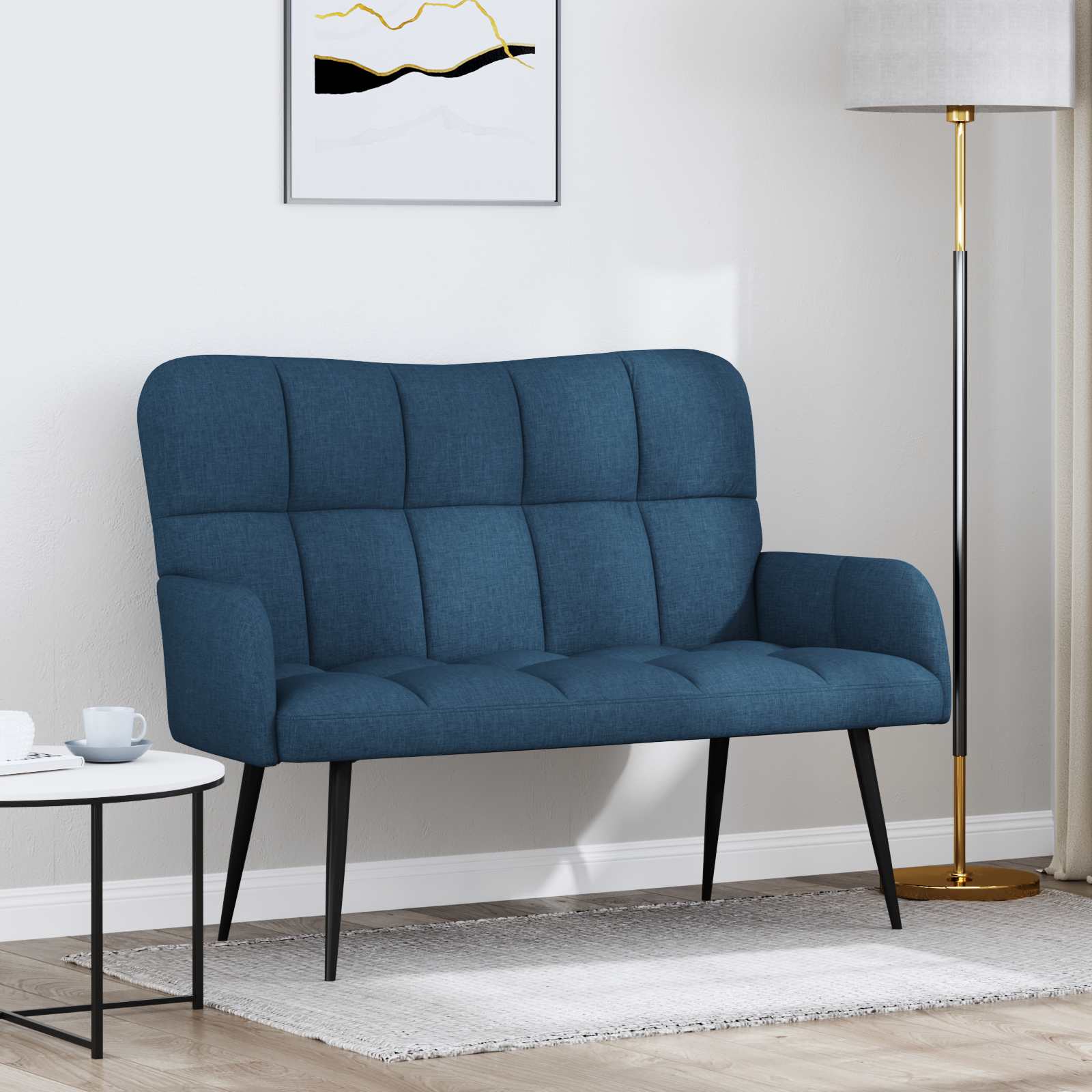 2-personers sofa Bl 115 x 61 x 87 cm Stof