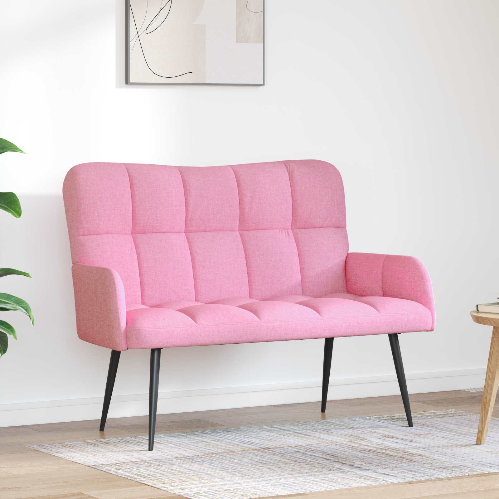 2-personers sofa Lyserd 115 x 61 x 87 cm Stof