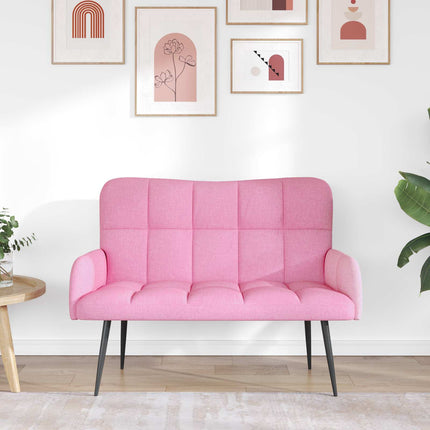 2-personers sofa Lyserød 115 x 61 x 87 cm Stof