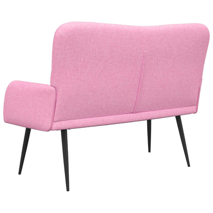 2-personers sofa Lyserød 115 x 61 x 87 cm Stof
